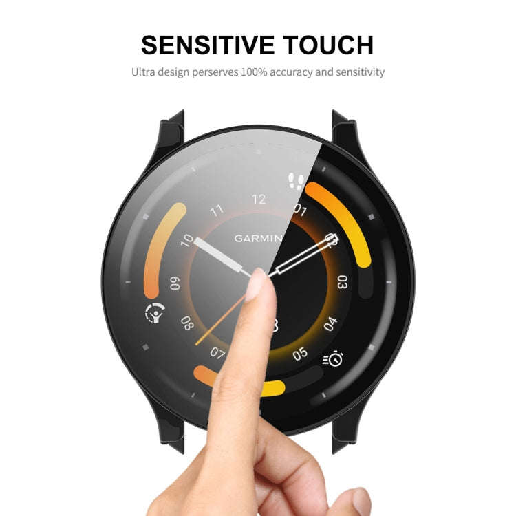 For Garmin Venu 3 ENKAY Hat-Prince Full Coverage PC + Tempered Glass Film Integrated Watch Case(D...