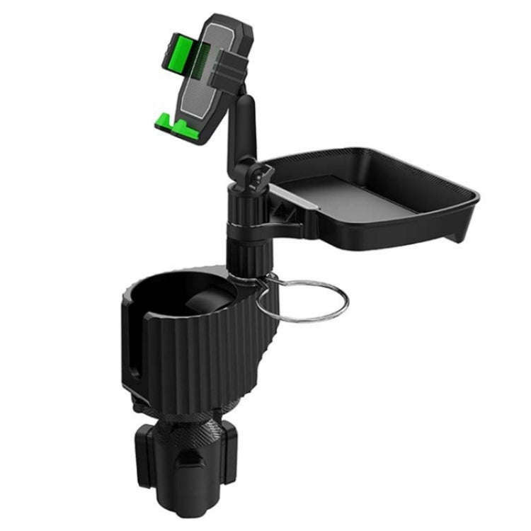 A10 Multifunctional Food Snack Tray Car Mount Rack Car Drink Holder Coffee Mug Phone Stand(Green)