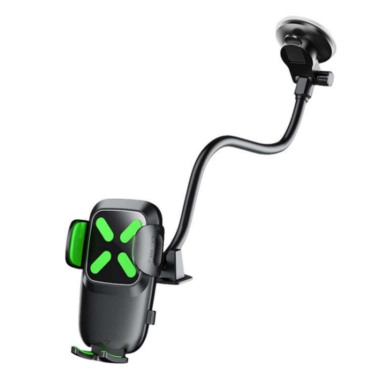 X034 Universal Truck Bus Dashboard Flexible Adjustable Windshield Suction Cup Car Phone Holder(Gr...