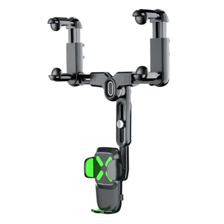 R010 Universal Vehicle Rearview Mirror Phone Holder Multifunctional Retractable Cell Phone Car Mo...