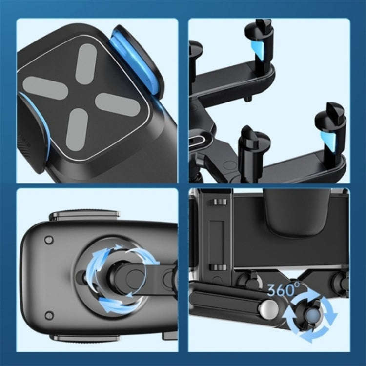 R010 Universal Vehicle Rearview Mirror Phone Holder Multifunctional Retractable Cell Phone Car Mo...