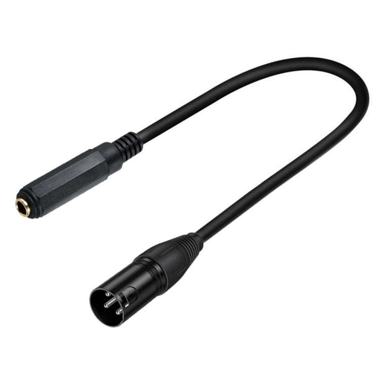 6.35mm Female to XLR Male JUNSUNMAY Speaker Audio Amplifier Connection Cable, Length: 50cm