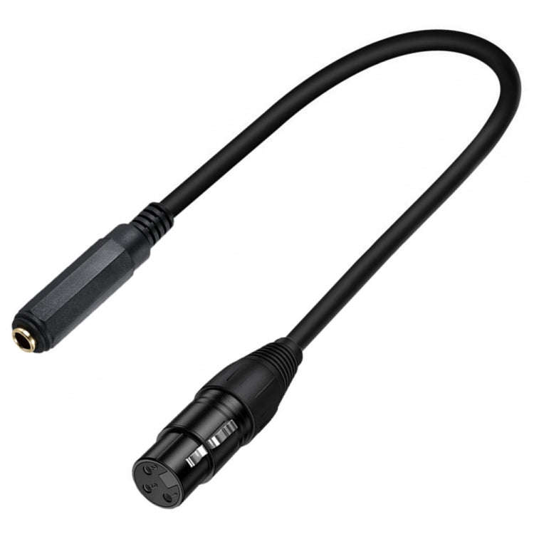 6.35mm Female to XLR Female JUNSUNMAY Speaker Audio Amplifier Connection Cable, Length: 50cm