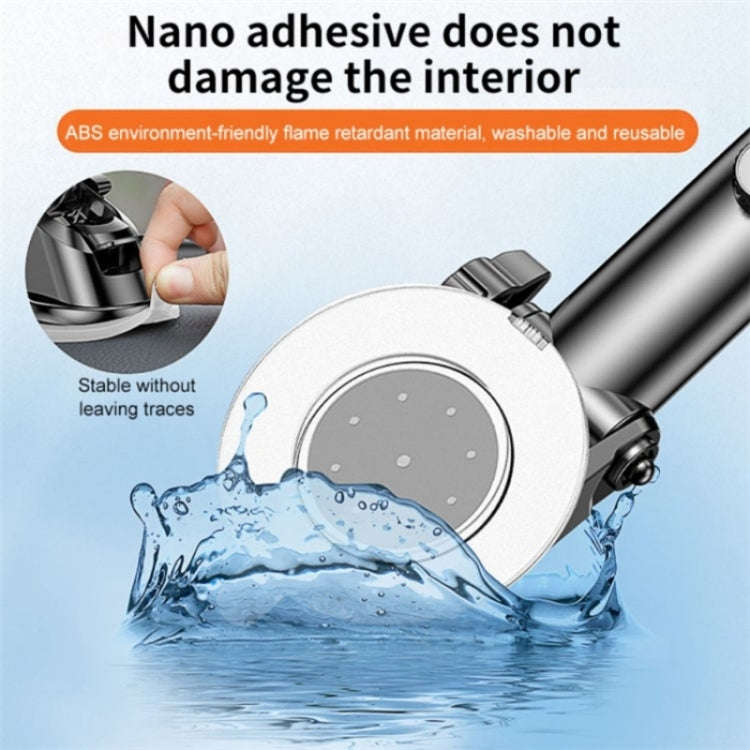 D25+105+K5 Auto Locking Car Phone Clip Telescopic Suction Cup Dashboard Phone Mount Holder(Black)