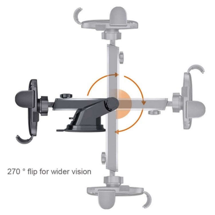 D-43+128+120 Multi-functional Car Air Vent Dashboard Telescopic Suction Cell Phone Mount