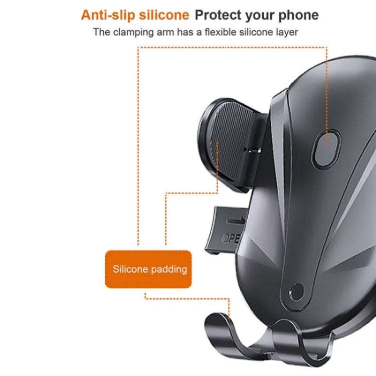 D-43+128+120 Multi-functional Car Air Vent Dashboard Telescopic Suction Cell Phone Mount