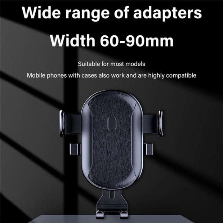 D48+105+K5 Brushed Pattern Car Dashboard Windshield Telescopic Suction Cup Air Vents Phone Mount