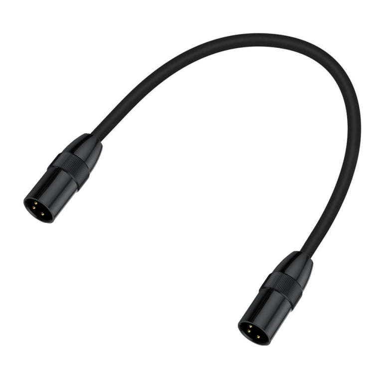JUNSUNMAY XLR Male to Male Mic Cord 3 Pin Audio Cable Balanced Shielded Cable, Length:3m