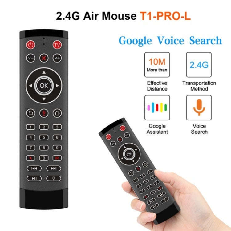 T1-PRO-L With IR Learning and Backlight Smart Wireless Air Mouse Remote Control