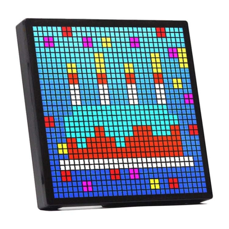 ID32 Advertising Desktop Dynamic Alarm Clock Pixel Screen Display IDM Art Cyberpunk Style Cartoon...