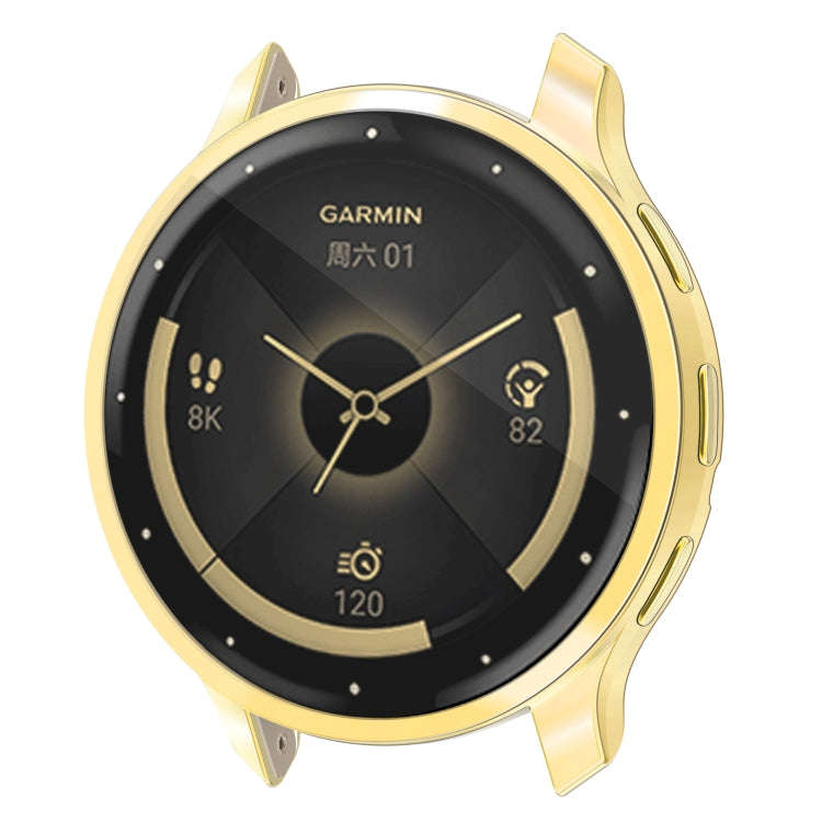 For Garmin Venu 3 TPU All-Inclusive Watch Protective Case(Gold)