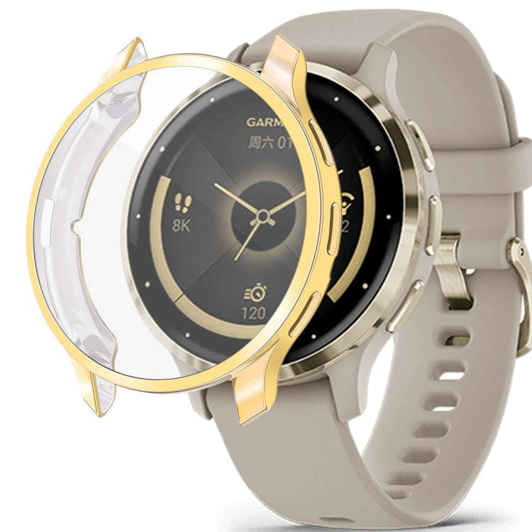 For Garmin Venu 3S TPU All-Inclusive Watch Protective Case(Transparent)