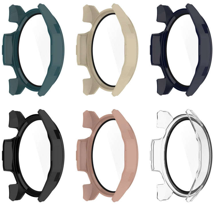 For Huawei Watch GT 4 46mm PC + Tempered Film Integrated Watch Protective Case(Black)