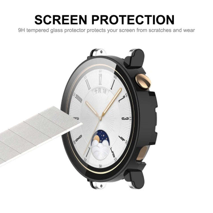 For Huawei Watch GT 4 46mm ENKAY Hat-Prince Full Coverage PC + Tempered Film Integrated Watch Pro...