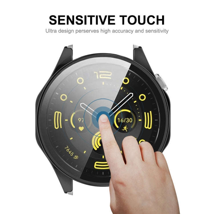 For Huawei Watch GT 4 46mm ENKAY Hat-Prince Full Coverage PC + Tempered Film Integrated Watch Pro...