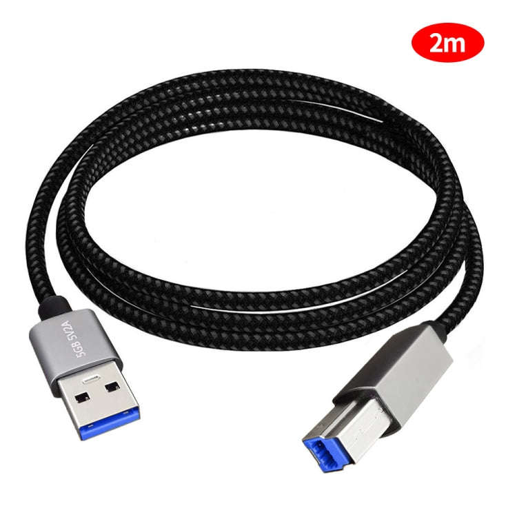 JUNSUNMAY USB 3.0 Male to USB 3.0 Male Cord Cable Compatible with Docking Station, Length:2m