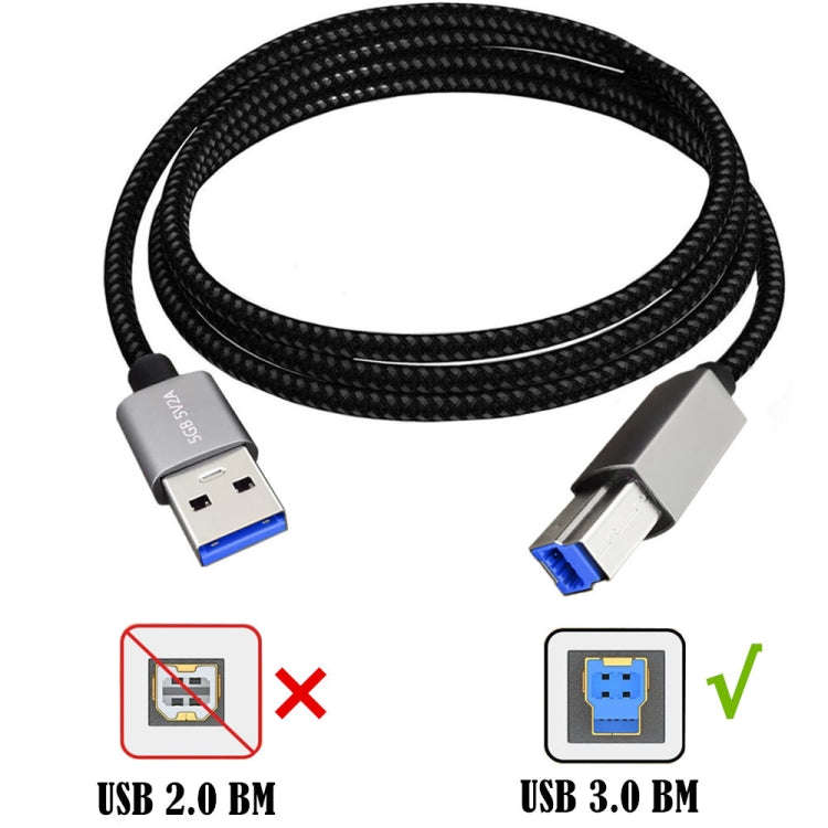 JUNSUNMAY USB 3.0 Male to USB 3.0 Male Cord Cable Compatible with Docking Station, Length:0.3m