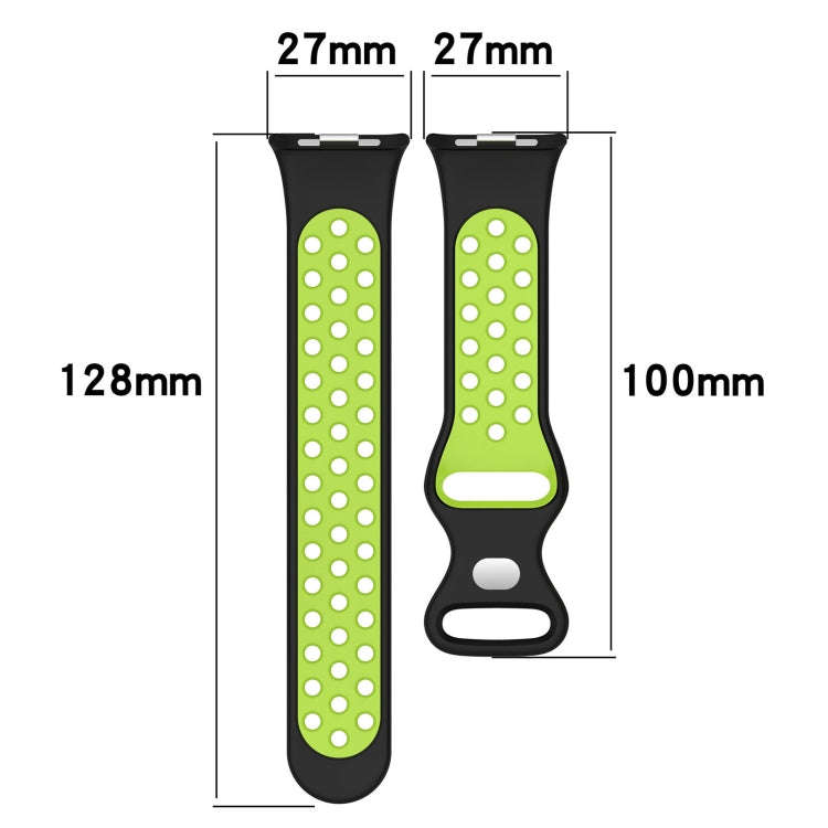 For Xiaomi Smart Band 9 Pro / 8 Pro Dual Color Butterfly Buckle Silicone Watch Band(Olive Green B...