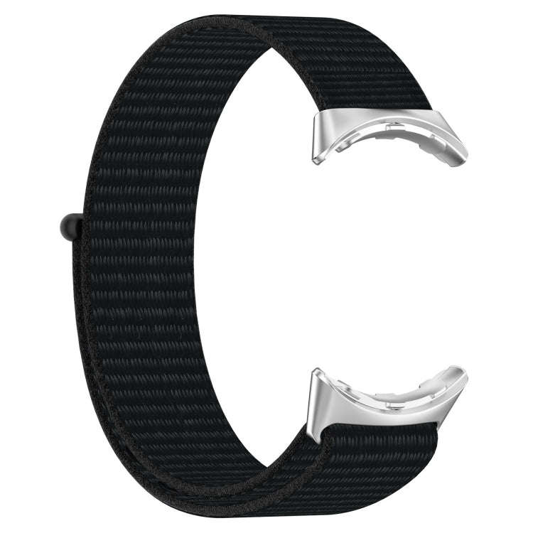 For Google Pixel Watch 2 Nylon Braided Watch Band(Black)