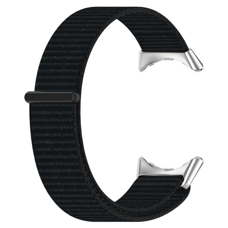 For Google Pixel Watch 2 Nylon Braided Watch Band(Black)