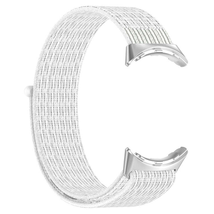For Google Pixel Watch 2 Nylon Braided Watch Band(White)
