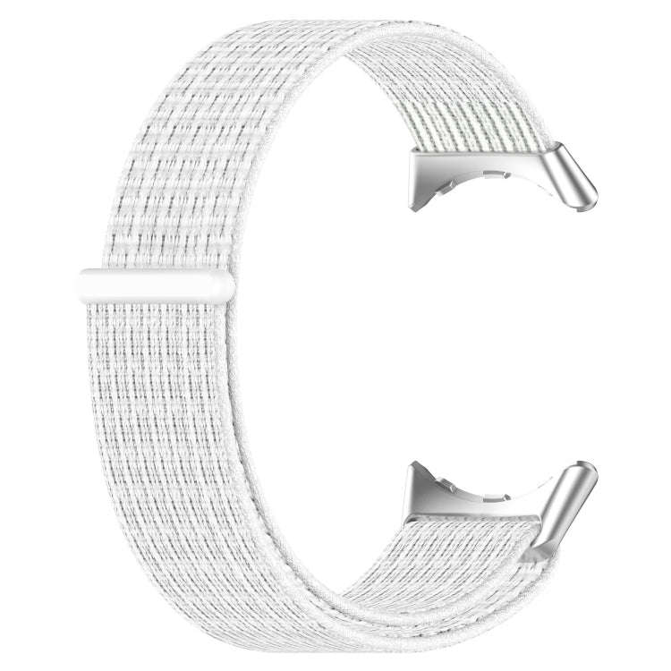 For Google Pixel Watch 2 Nylon Braided Watch Band(White)