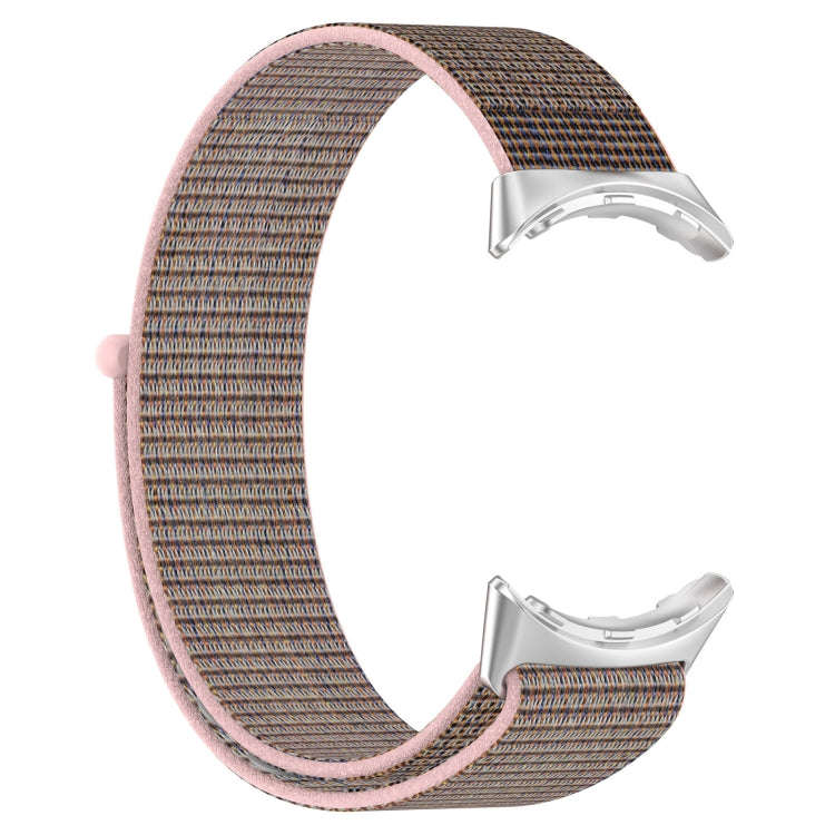 For Google Pixel Watch 2 Nylon Braided Watch Band(Pink)