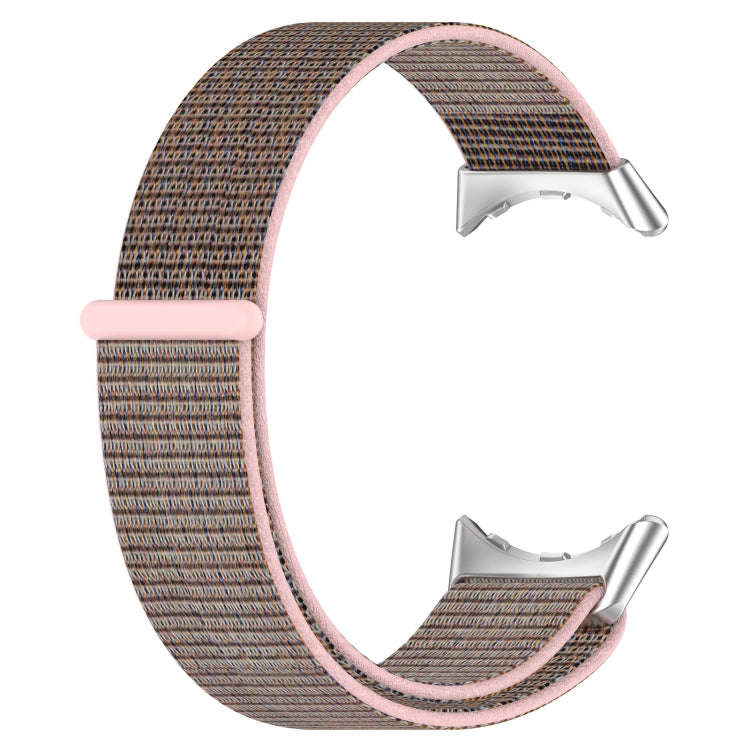 For Google Pixel Watch 2 Nylon Braided Watch Band(Pink)