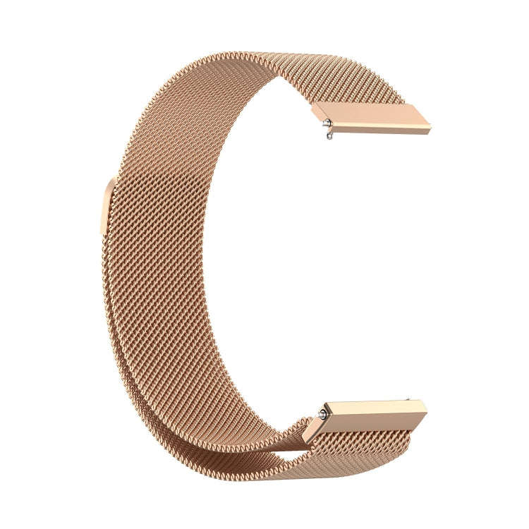 For Huawei Watch GT4 41mm Milan Magnetic Steel Mesh Watch Band(Rose Gold)