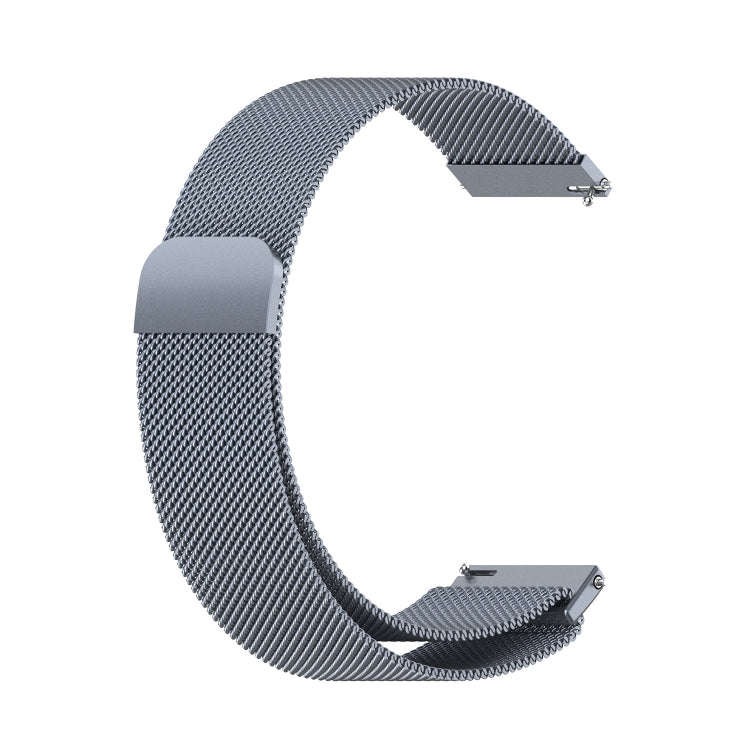 For Huawei Watch GT4 46mm Milan Magnetic Steel Mesh Watch Band(Gray)