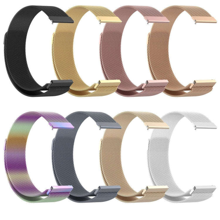 For Huawei Watch GT4 41mm Milan Magnetic Steel Mesh Watch Band(Colorful)