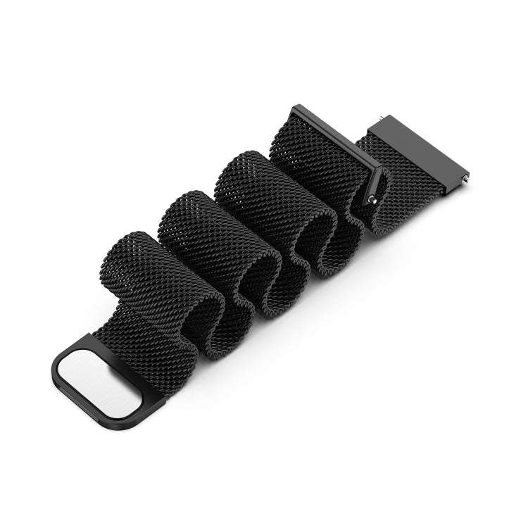 For Huawei Watch GT4 46mm Milan Magnetic Steel Mesh Watch Band(Black)