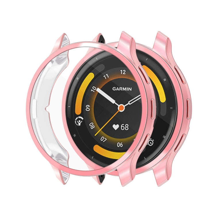 For Garmin Venu 3S ENKAY Hat-Prince Full Coverage Electroplated TPU Watch Case with Screen Protec...