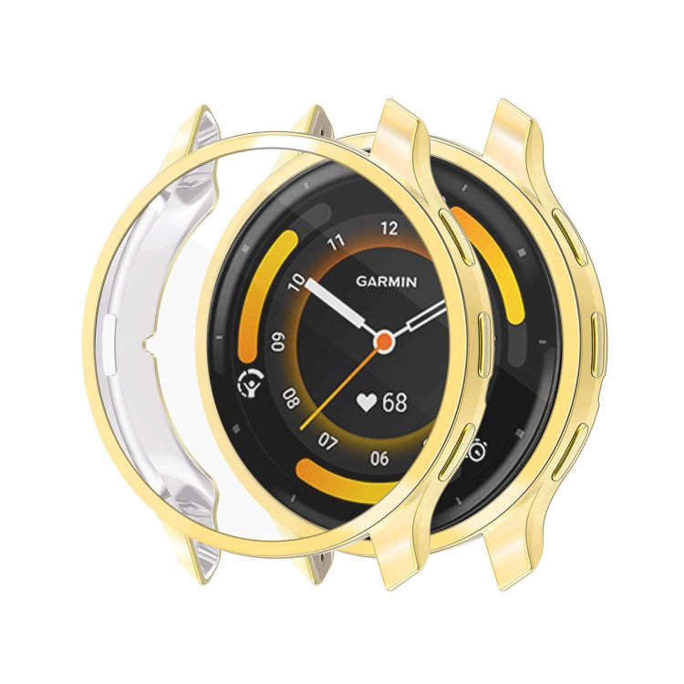 For Garmin Venu 3S ENKAY Hat-Prince Full Coverage Electroplated TPU Watch Case with Screen Protec...