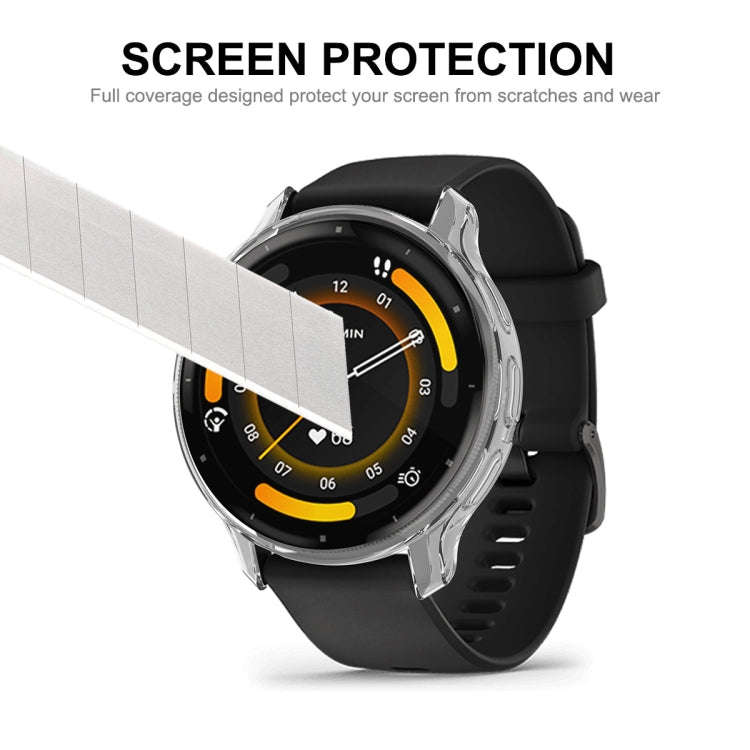 For Garmin Venu 3 ENKAY Hat-Prince Full Coverage Transparent TPU Watch Case with Screen Protection