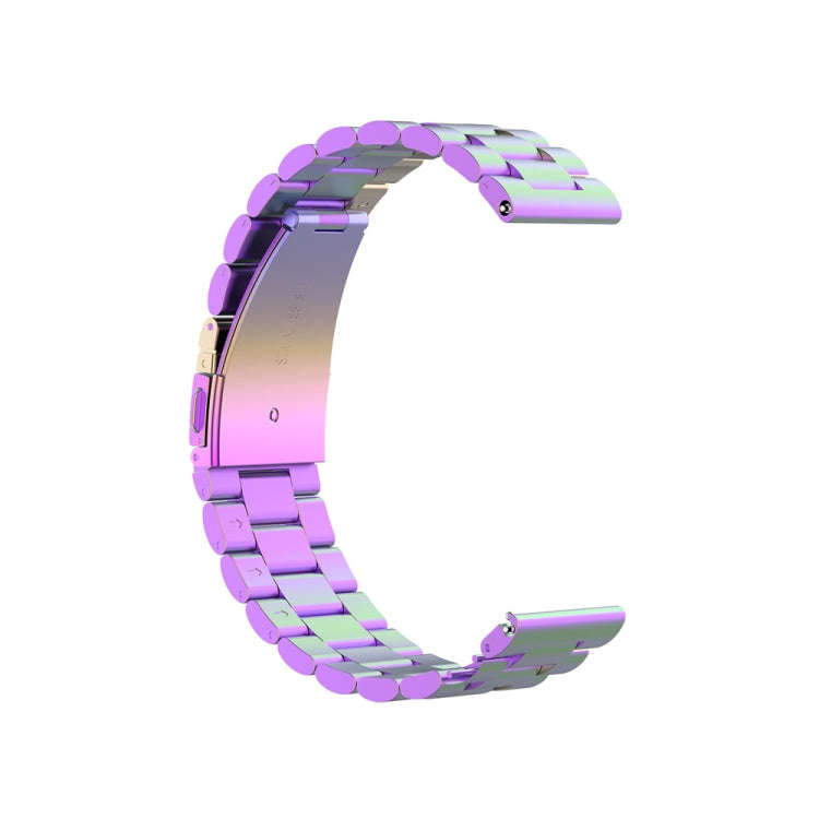 For Huawei Watch GT4 41mm Three Bead Stainless Steel Metal Watch Band(Colorful)