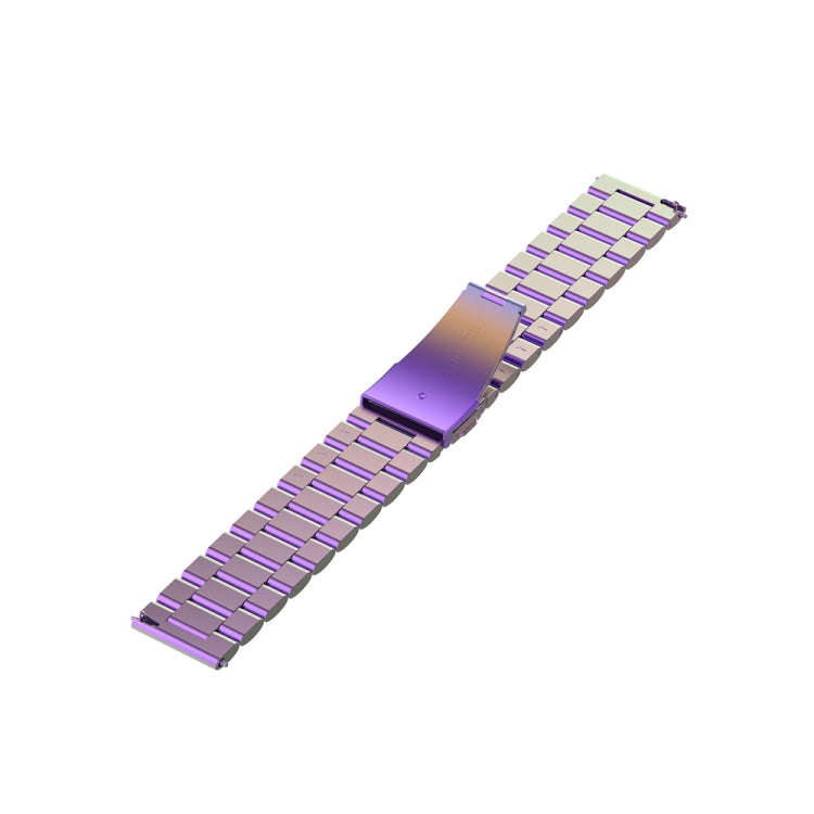 For Huawei Watch GT4 41mm Three Bead Stainless Steel Metal Watch Band(Colorful)