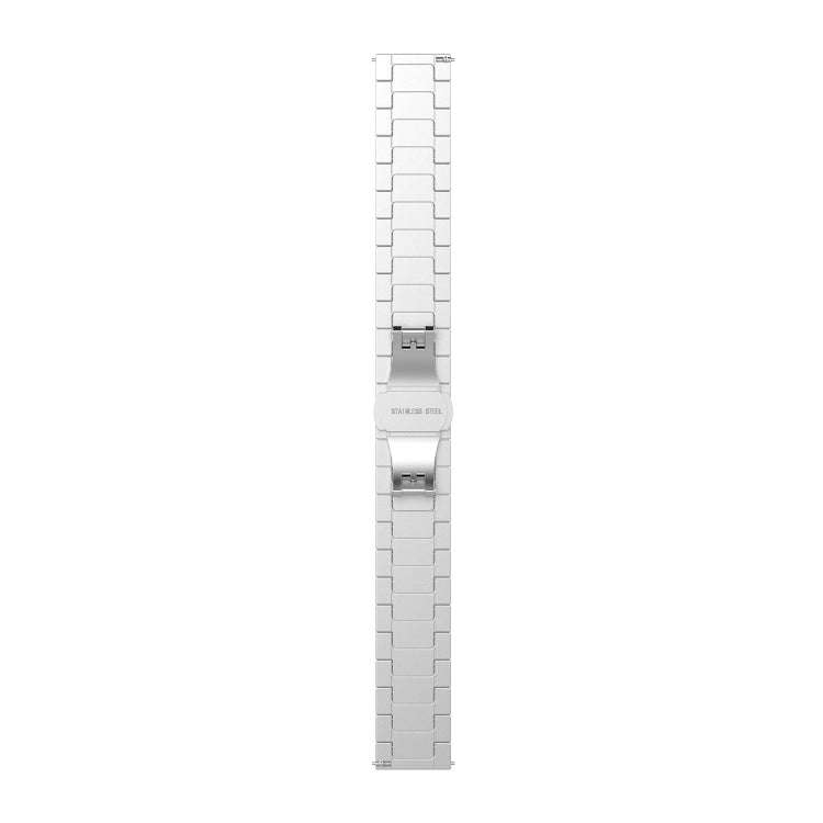 For Garmin Forerunner 255S Music / 255S One Bead Butterfly Buckle Stainless Steel Metal Watch Ban...