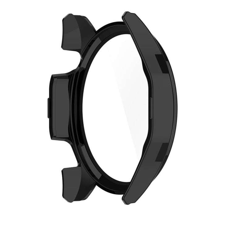 For Huawei Watch GT4 46mm PC + Tempered Film Integrated Watch Protective Case(Black)