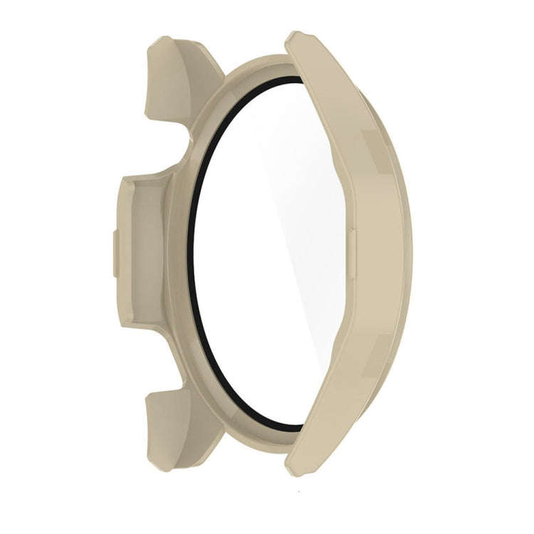 For Huawei Watch GT4 46mm PC + Tempered Film Integrated Watch Protective Case(White)