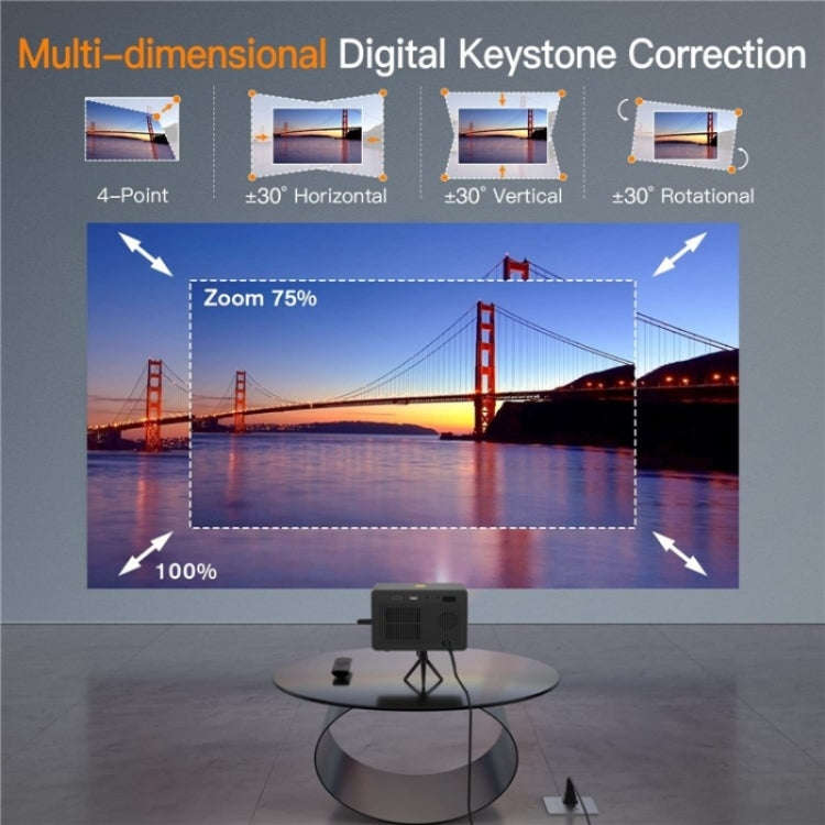 Y7 Portable HD Projector Media Player(AU Plug)