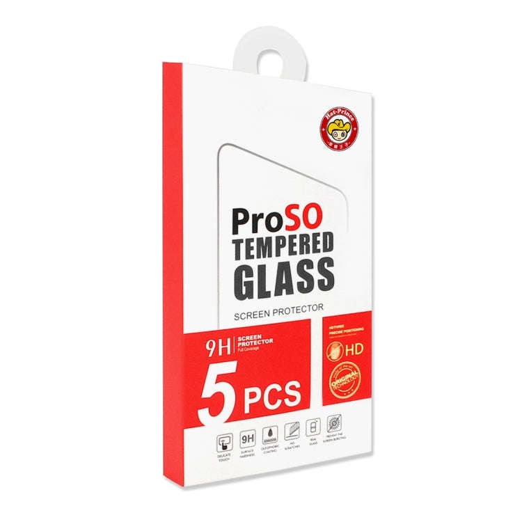 For Google Pixel 9 Pro XL 5pcs ENKAY Hat-Prince Full Glue High Aluminum-silicon Tempered Glass Film