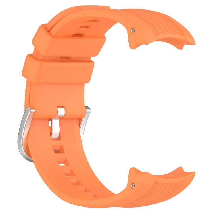 For Amazfit Balance A2286 Vertical Texture Silicone Watch Band(Orange)