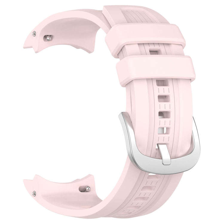 For Amazfit Balance A2286 Vertical Texture Silicone Watch Band(Pink)
