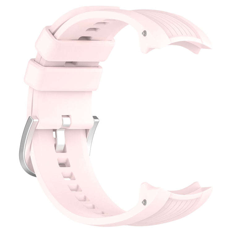 For Amazfit Balance A2286 Vertical Texture Silicone Watch Band(Pink)