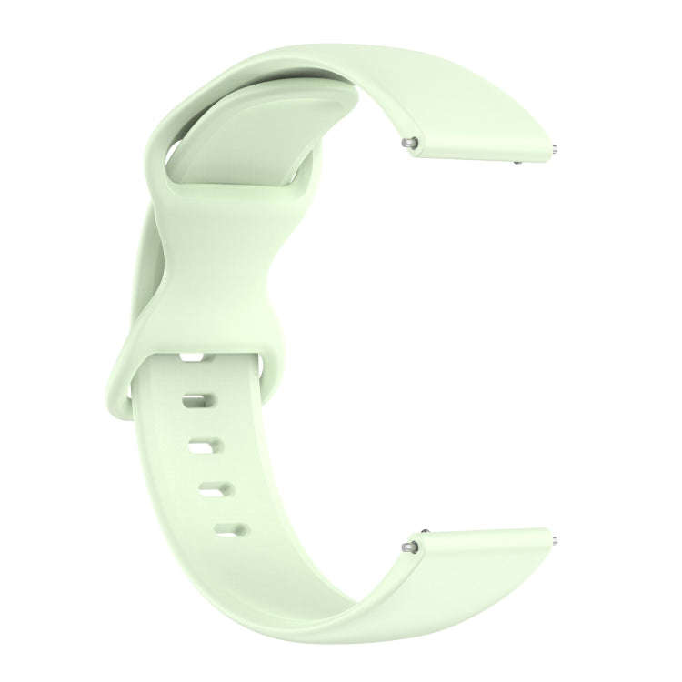 For Amazfit Active S Butterfly 8-shaped Buckle Silicone Watch Band(Green)