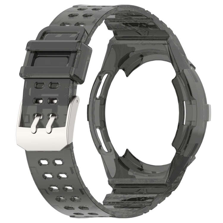 For Samsung Galaxy Watch6 Classic 43mm  R950 Glacier TPU Integrated Watch Band(Black)