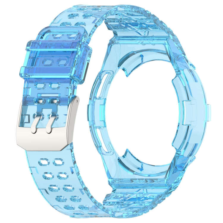 For Samsung Galaxy Watch6 Classic 47mm  R960 Glacier TPU Integrated Watch Band(Blue)
