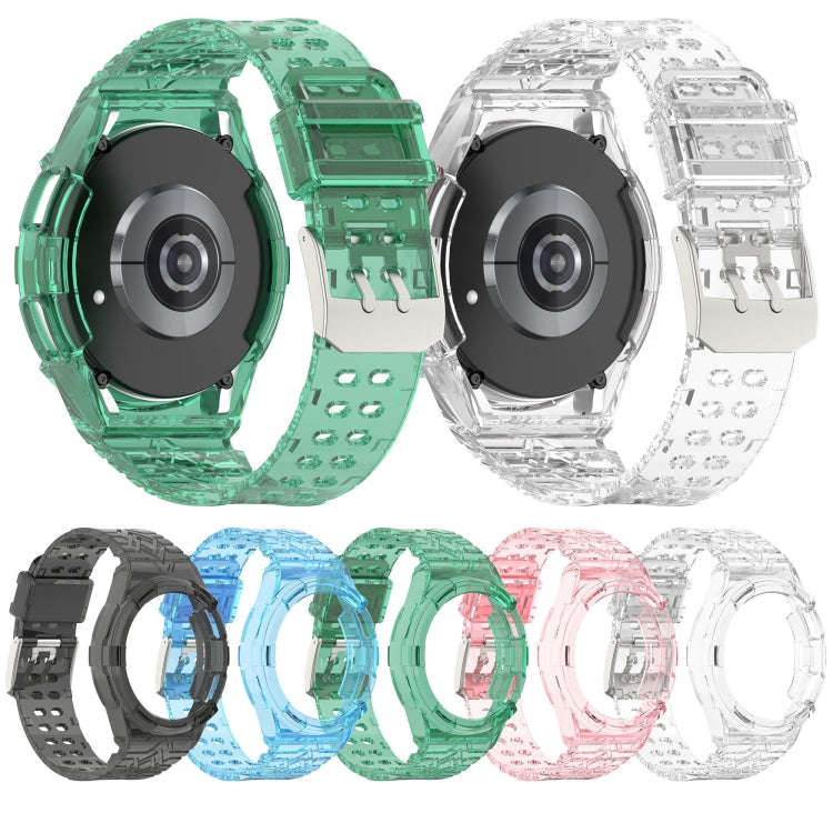 For Samsung Galaxy Watch6 Classic 47mm  R960 Glacier TPU Integrated Watch Band(Green)