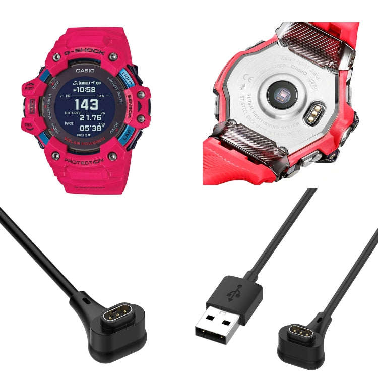 For Casio G-SHOCK / GBD-H1000 Smart Watch Charging Cable, length: 1M(Black)